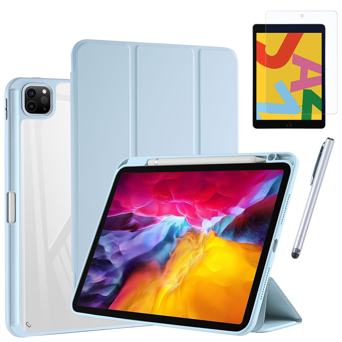 Apple iPad Pro スペースグレーブルーカバーApple Pencil Apple iPad Pro スペースグレーブルーカバーApple Pencil